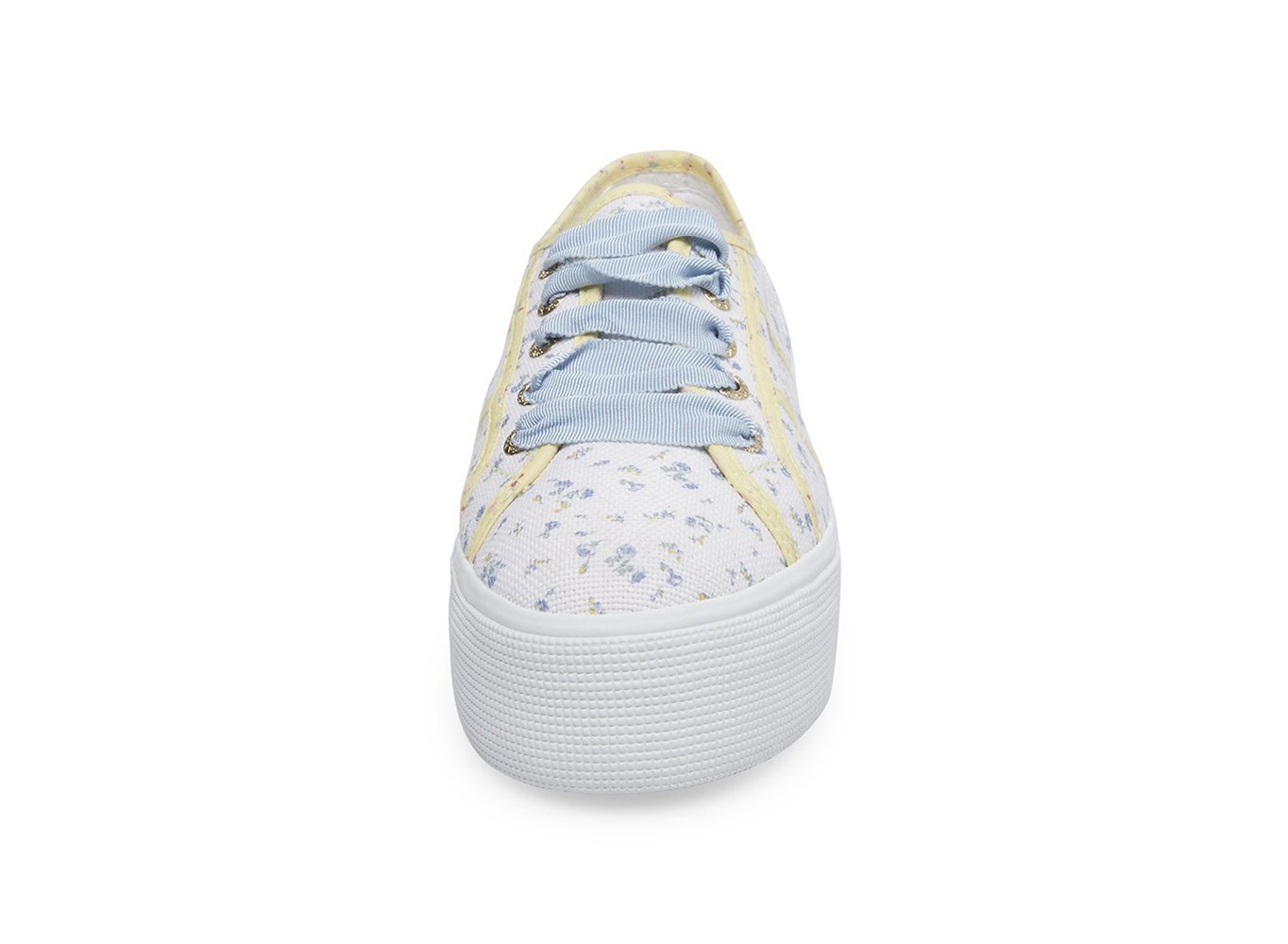 Espadrille Feminino Branco/Azuis - Superga 2790 Fancotbindingsw - MCSLY-8974